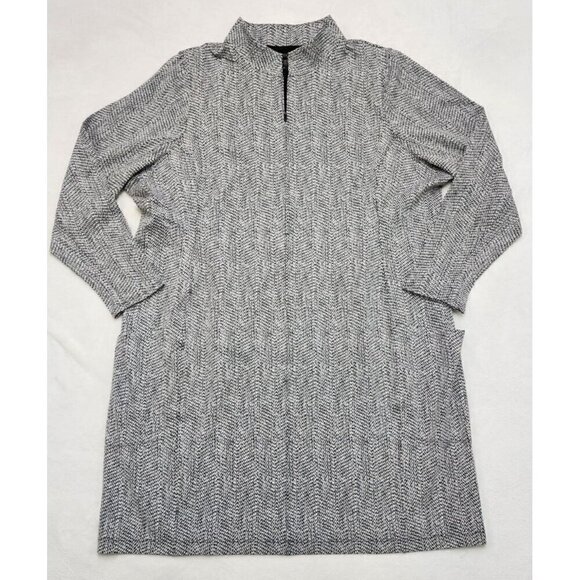 Athleta Delancey Textured Dress Black & White 3X - Picture 3 of 10